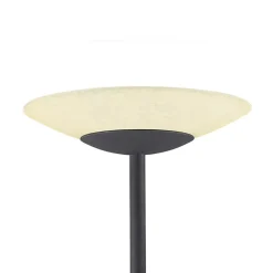 Lindby LED-gulvlampe Ragna, læselampe, sort, dæmpbar