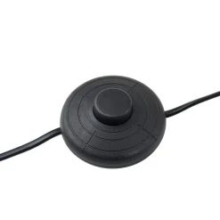 Lindby LED-gulvlampe Spiraali, grå, træ, højde 133 cm