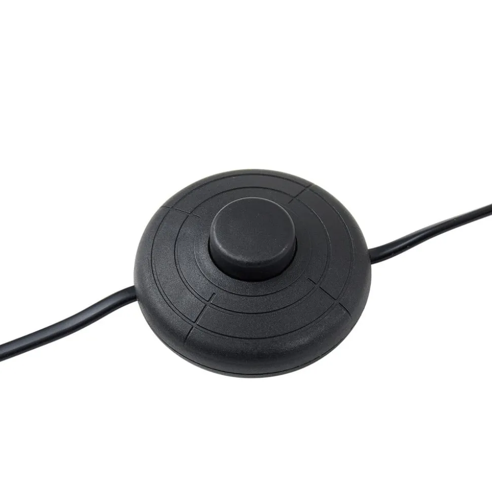 Lindby LED-gulvlampe Spiraali, grå, træ, højde 133 cm