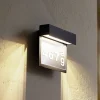 Lindby LED-husnummerlampe Antal, antracit, aluminium