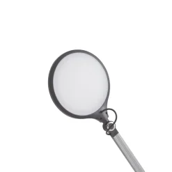 Lindby LED-klemlampe Nyxaris, grå, metal, CCT, 52 cm