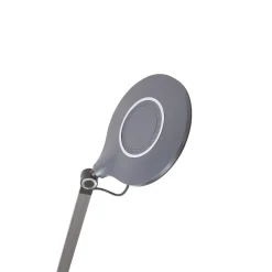 Lindby LED-klemlampe Nyxaris, grå, metal, CCT, 52 cm