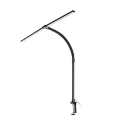 Lindby LED-klemmelampe Nilay, højde 97,5 cm, CCT, hjemmekontor