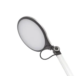 Lindby LED-klemmelampe Nyxaris, sølv, metal, CCT, 52 cm