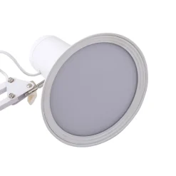 Lindby LED-klemmelampe Undra, hvid, metal, justerbar