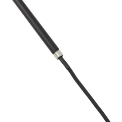 Lindby LED-lampe med jordspyd Darleen, antracit, metal, Ø10cm
