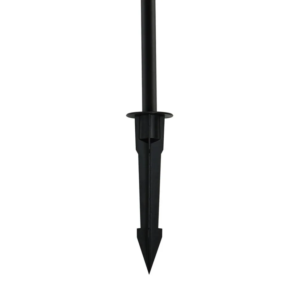 Lindby LED-lampe med jordspyd Ameline, antracit, IP65, 77 cm