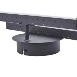 Lindby LED-loftlampe Aurendor, 135 cm, sort, metal
