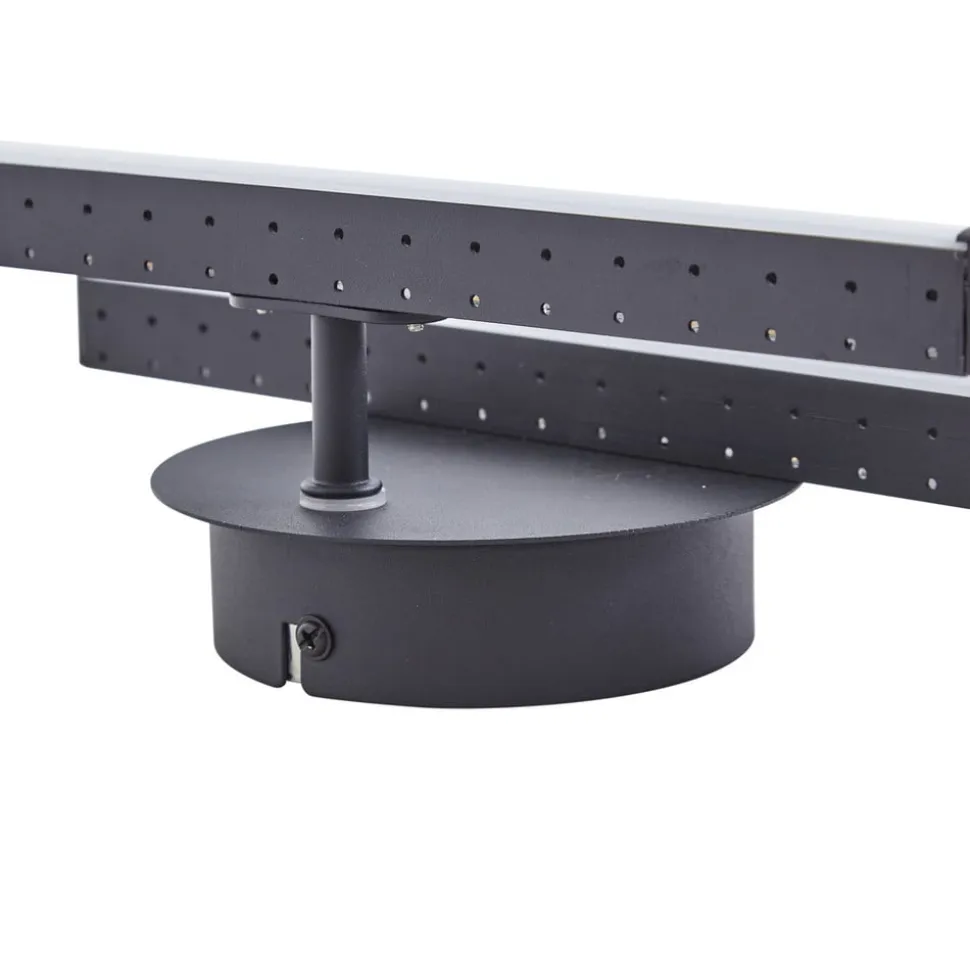Lindby LED-loftlampe Aurendor, 135 cm, sort, metal