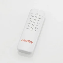 Lindby LED-loftlampe Caitlin, nikkel, metal, 105 cm