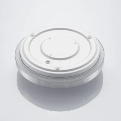 Lindby LED-loftlampe Emelie, Ø 27 cm, aluminiumsfarvet, metal