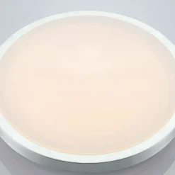 Lindby LED-loftlampe Emelie, Ø 35 cm, aluminiumsfarvet, metal