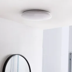 Lindby LED-loftlampe Eovi, Ø 33 cm, hvid, 3.000 K, rund