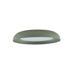 Lindby LED-loftlampe Florie, grøn, metal, Ø 40 cm