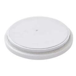 Lindby LED-loftlampe Glamo, Ø 39 cm, krom, hvid, IP44