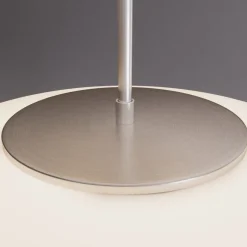 Lindby LED-loftlampe Gunda, hvid, glas, Ø 48 cm, dæmpbar