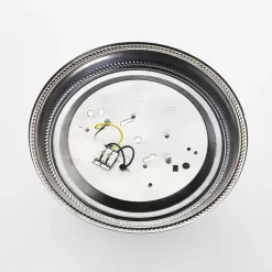 Lindby LED-loftlampe Henja, antik messing, Ø 32 cm, dæmpbar