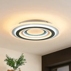 Lindby LED-loftlampe Jazmina, 50 cm, CCT, fjernbetjening