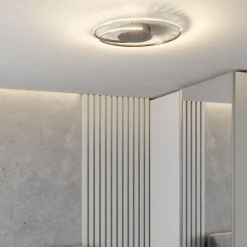 Lindby LED-loftlampe Joline, Ø 45 cm, krystaller, metal