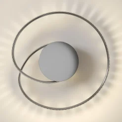 Lindby LED-loftlampe Joline, Ø 45 cm, krystaller, metal