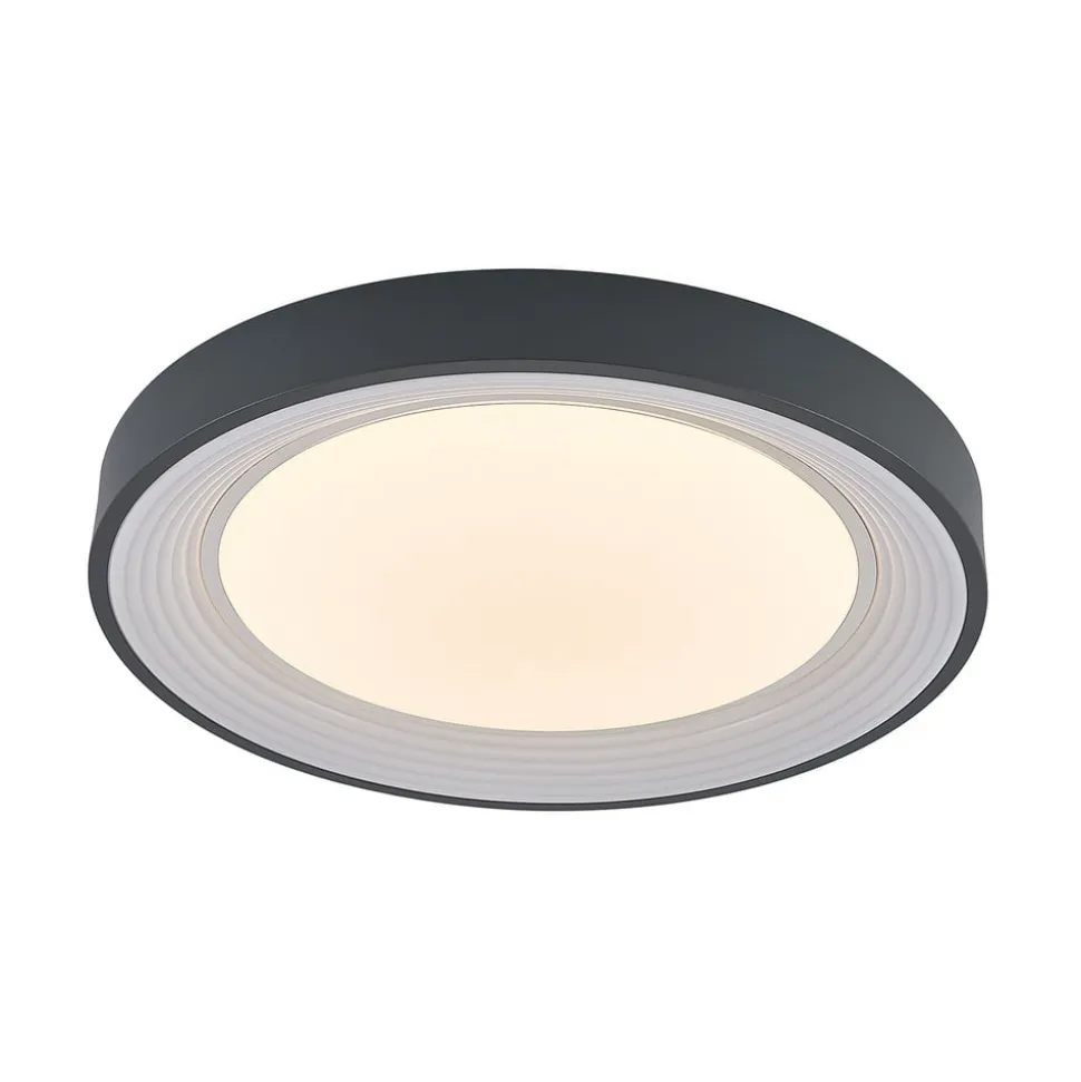 Lindby LED-loftlampe Lindum, RGB, CCT, fjernbetjening, dæmpbar
