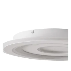 Lindby LED-loftlampe Lorvik, Ø 40 cm, hvid, CCT, dæmpbar