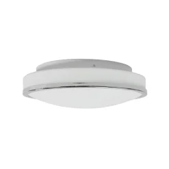 Lindby LED-loftlampe Lyss, Ø 28 cm, kromfarvet, IP44