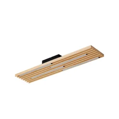 Lindby LED-loftlampe Madero, fyrretræ, 90 cm x 20 cm