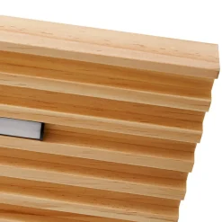 Lindby LED-loftlampe Madero, fyrretræ, 90 cm x 20 cm