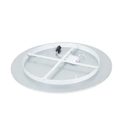 Lindby LED-loftlampe Narima, 4.000 K, Ø 80 cm, sølv