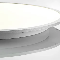 Lindby LED-loftlampe Narima, 4.000 K, Ø 80 cm, sølv