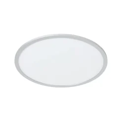 Lindby LED-loftlampe Narima, 4.000 K, Ø 50 cm, sølv