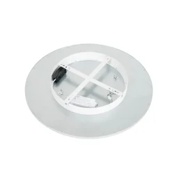 Lindby LED-loftlampe Narima, 4.000 K, Ø 50 cm, sølv