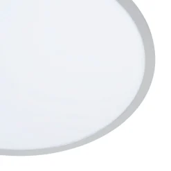 Lindby LED-loftlampe Narima, 4.000 K, Ø 60 cm, sølv