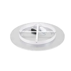 Lindby LED-loftlampe Narima, 4.000 K, Ø 60 cm, sølv