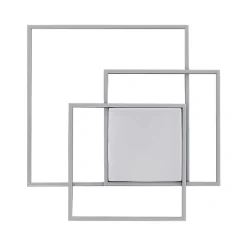 Lindby LED-loftlampe Nelinka, 60 cm, sort, aluminium