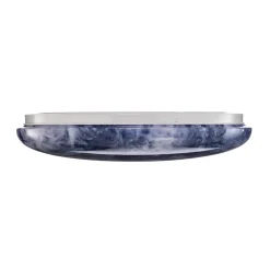 Lindby LED-loftlampe Orbi, 38 cm, blå/hvid, plast