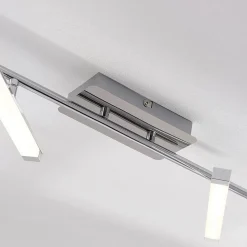 Lindby LED-loftlampe Pilou, 6 lyskilder, dæmpbar, krom
