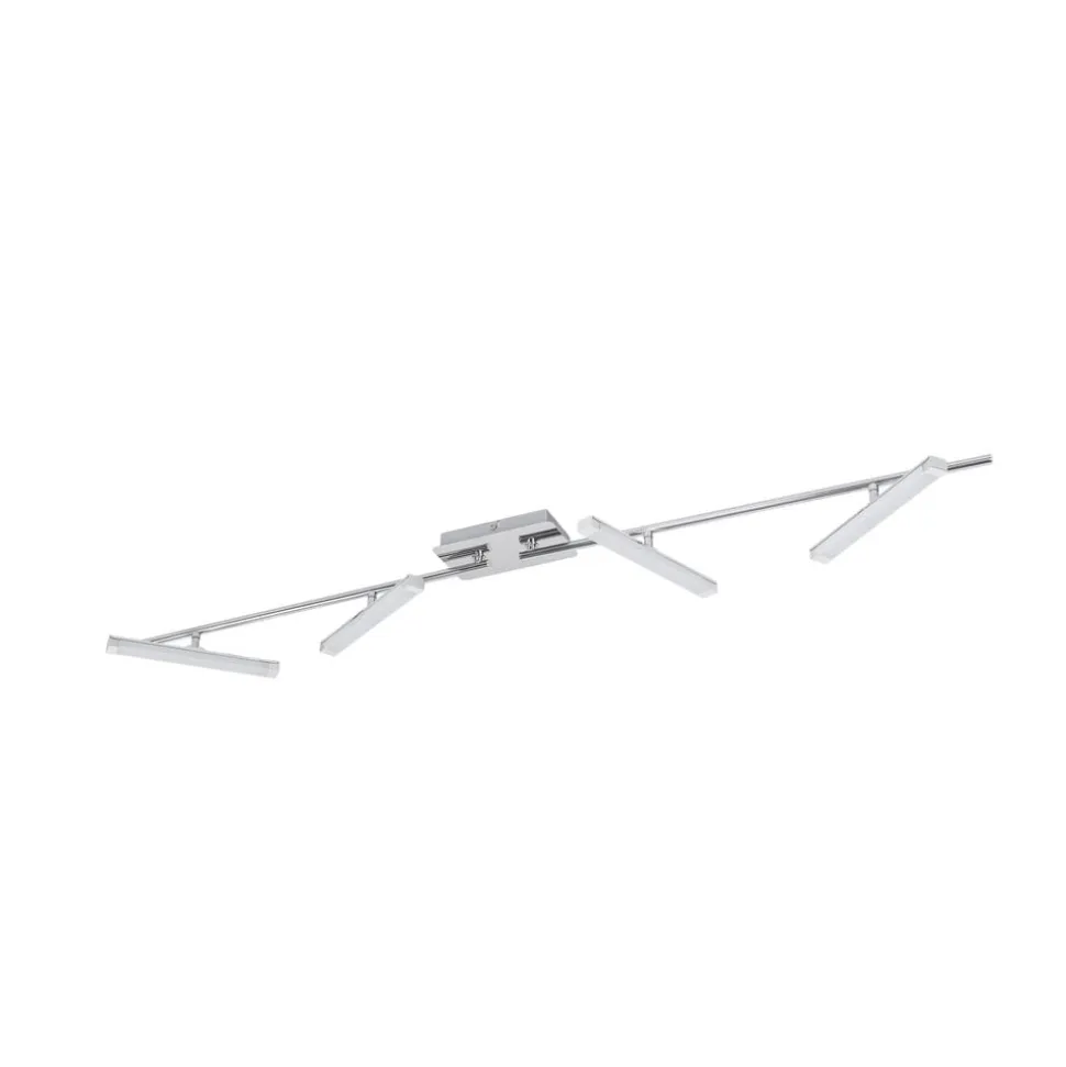 Lindby LED-loftlampe Pilou, 4 lyskilder, dæmpbar, krom