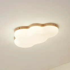 Lindby LED-loftlampe Pilvi, plast, sky, 50 cm