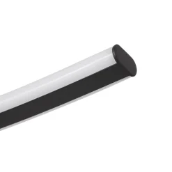 Lindby LED-loftlampe Ravion, 90 cm, sort, 3.000 K