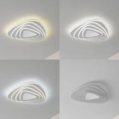 Lindby LED-loftlampe Rebeka, 48x49cm, CCT, fjernbetjening