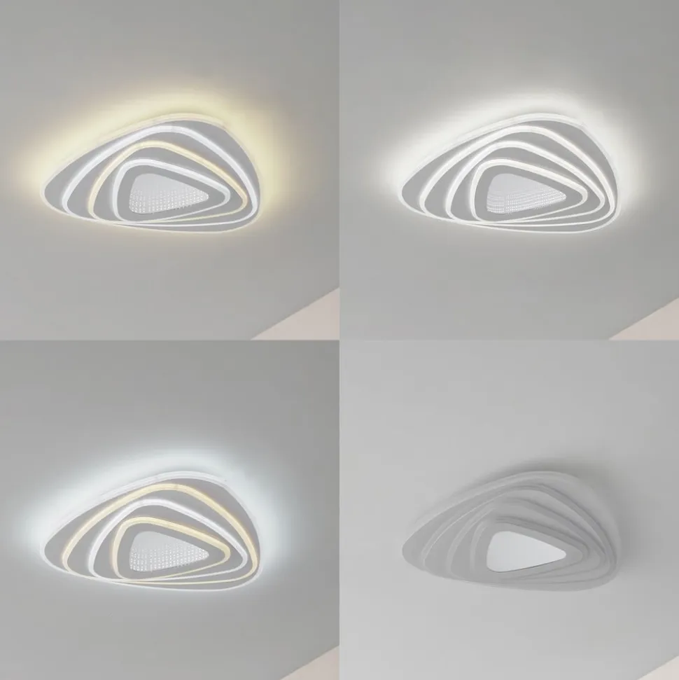 Lindby LED-loftlampe Rebeka, 48x49cm, CCT, fjernbetjening