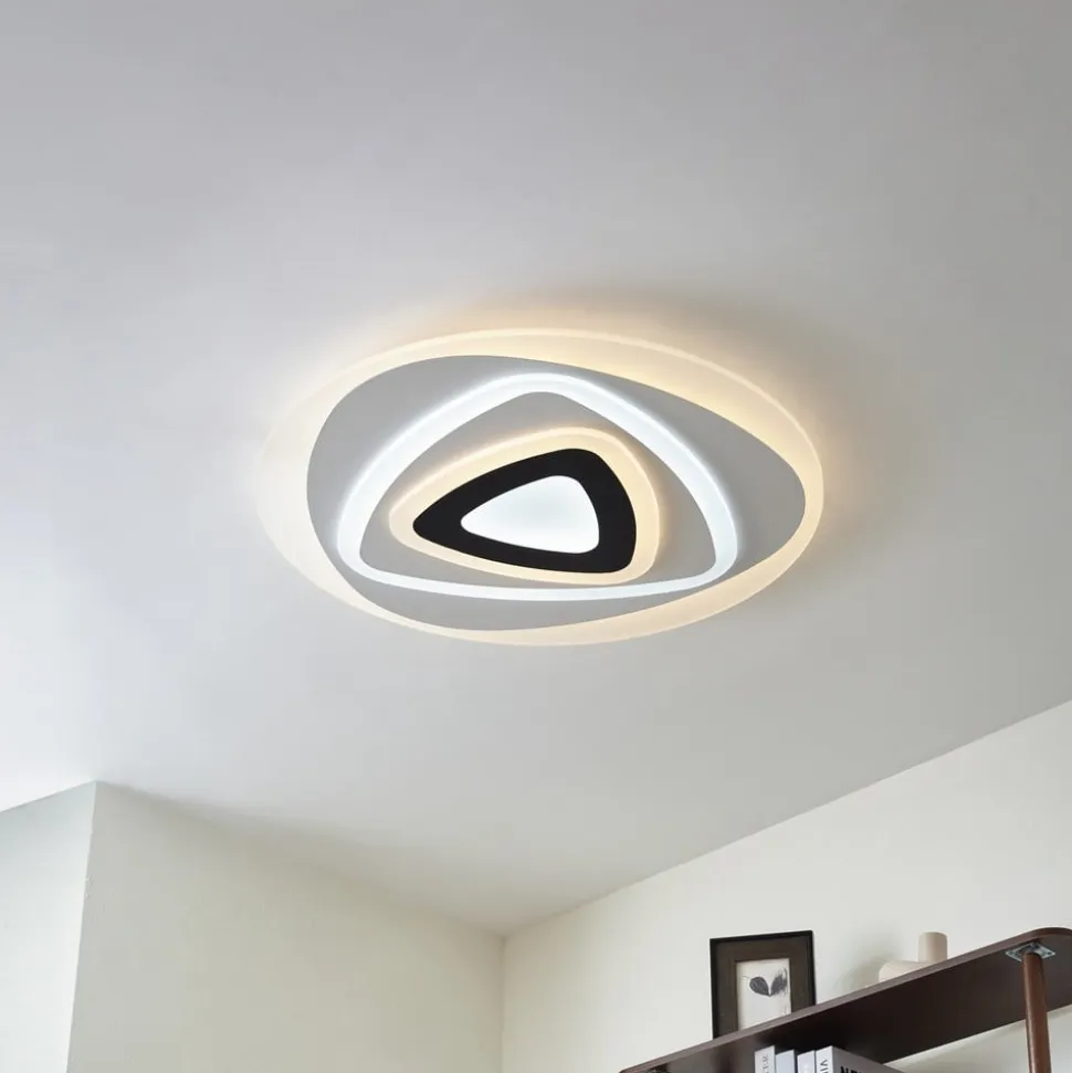 Lindby LED-loftlampe Rebeka, Ø 70 cm, CCT, fjernbetjening