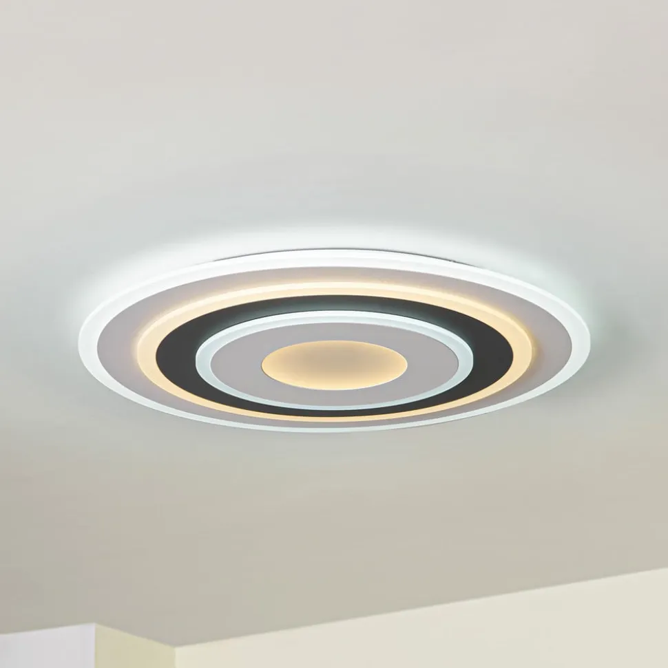 Lindby LED-loftlampe Rebeka, rund, Ø 70 cm, CCT, dæmpbar