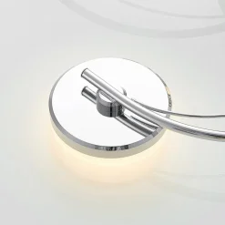 Lindby LED-loftlampe Rouven, spiralform, 6 lyskilder, grå