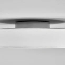 Lindby LED-loftlampe Saira, Ø 40 cm, hvid, tekstil