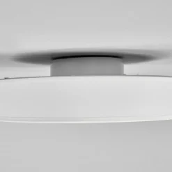 Lindby LED-loftlampe Saira, Ø 30 cm, hvid, tekstil