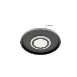 Lindby LED-loftlampe Selian, dæmpbar, Infinity Tunnel