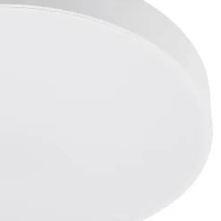 Lindby LED-loftlampe Simera, Ø 50 cm, hvid, metal